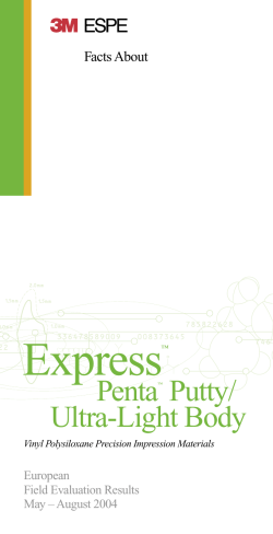 Express Penta Putty Scientific Facts