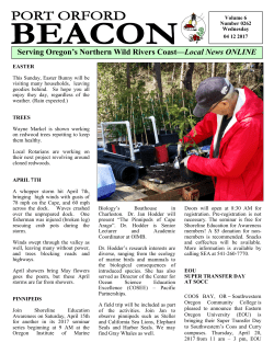 Serving Oregon`s Northern Wild Rivers Coast&mdash;Local News ONLINE