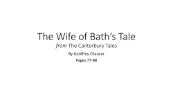 The Wife of Bath`s Tale from The Canterbury Tales