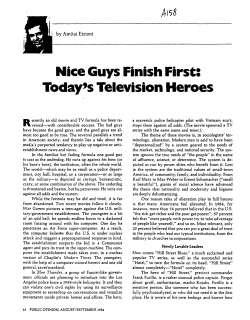 Today`s Television Heroes - The George Washington University