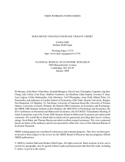 Does Movie Violence Increase Violent Crime?