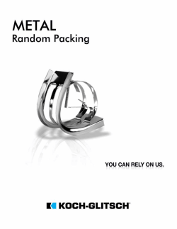 Metal Random Packing brochure (KGMRP-02) - Koch