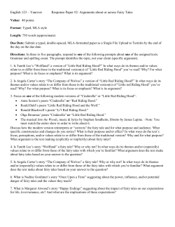 English 123 &ndash; Yanover