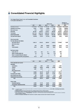 Consolidated Financial Highlights