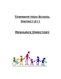 Community Resource Directory - Township High School District 211
