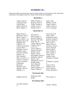 full list of names found on the Doughboy plaque