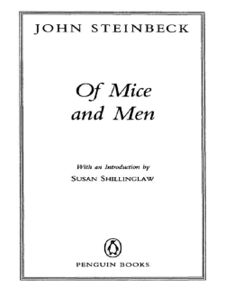 Of Mice and Men (Penguin Classics)