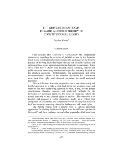 the griswold diagrams: toward a unified theory of constitutional rights