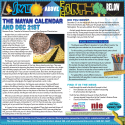 the mayan calendar and dec 21st