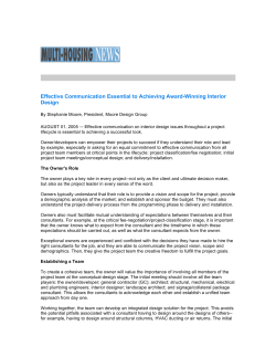Effective Communication Essential to Achieving Award