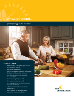 Answers about... - Sun Life Financial
