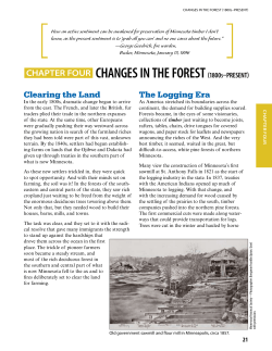 Chapter Four: Changes in the Forest (1800s&ndash;present)