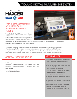 DMS Product Sheet: Tidland