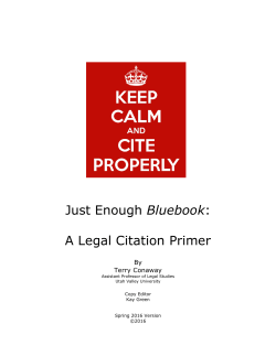 Just Enough Blue Book - Utah Valley University