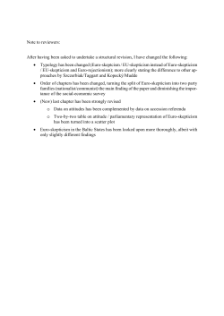 Note to reviewers - Faculty of Social and Cultural Sciences