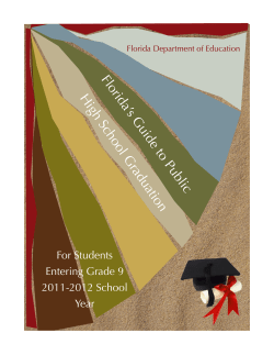 Florida`s Guide to Public High School Graduation