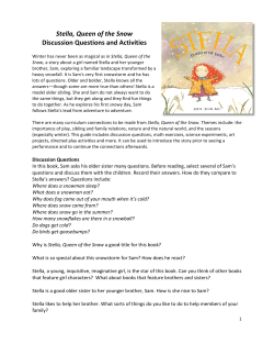 Stella Queen of the Snow Guide
