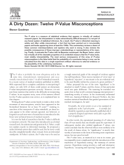 A Dirty Dozen: Twelve P