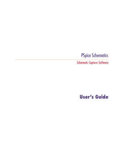 PSpice Schematics User`s Guide