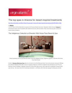 The top spas in Arizona for desert-inspired treatments