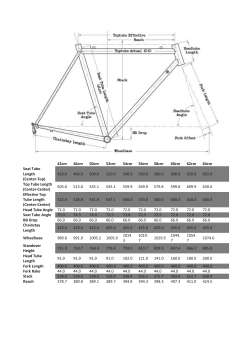 42cm 46cm 50cm 52cm 54cm 56cm 58cm 60cm 62cm 64cm Seat