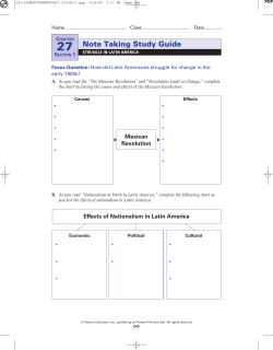 Note Taking Study Guide