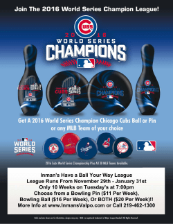Inman`s Have a Ball Your Way League League Runs From