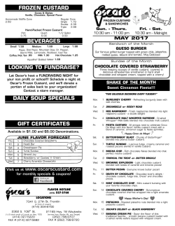 to this month`s complete Flavor List.