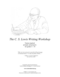 The CS Lewis Writing Workshop