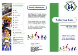 Saturday Care Minimbah