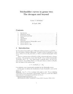The decagon and beyond - Harvard Mathematics Department