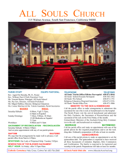 ALL SOULS CHURCH