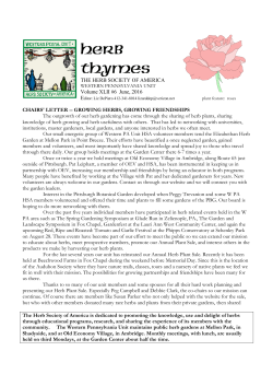6-16herb thymesv2 - Herb Society of America