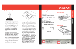 USACE Sandbag Techniques number 2