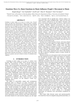 Emotions Move Us: Basic Emotions in Music Influence