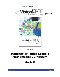 enVisionMATH Common Core