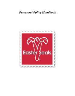 Personnel Policy Handbook