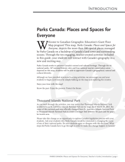 Teacher`s guide - Canadian Geographic