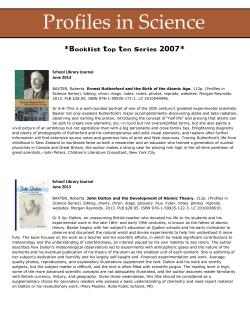 Profiles in Science - Morgan Reynolds Publishing