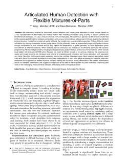 Articulated Human Detection with Flexible Mixtures-of-Parts