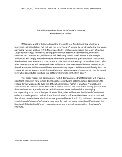 Kevin Emerson Collins, The Williamson Revolution