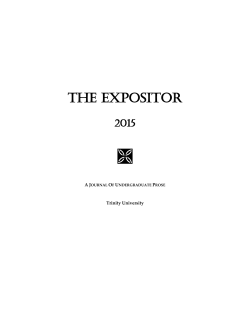 The Expositor - Trinity University