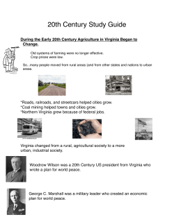 20th Century Study Guide