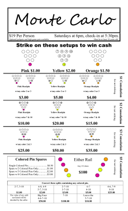 Monte Carlo - McHenry Bowl