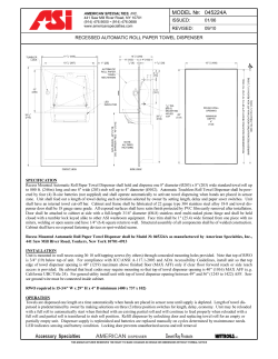 model №: 045224a - American Specialties