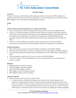 The Bill of Rights - Database of K