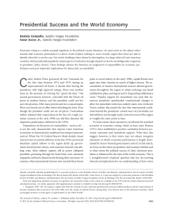 Presidential Success and the World Economy