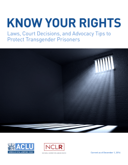 know your rights