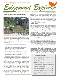 March - Friends of Edgewood