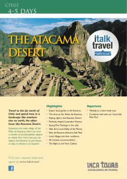 the atacama desert